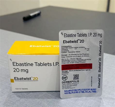 Derma Tablet - Ebastine 20 Mg Tablets from Zirakpur