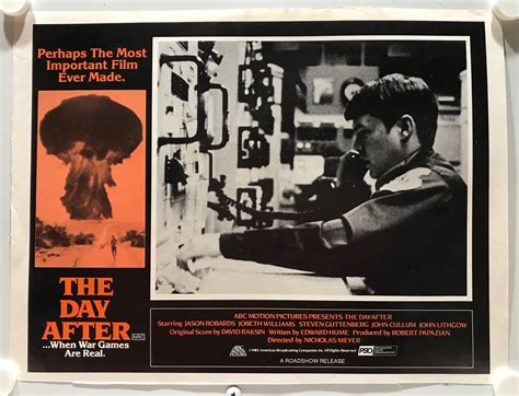 ORIGINAL LOBBY PHOTO SHEET - THE DAY AFTER - 1983 - 5 single images ...