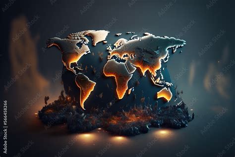 Image result for 3D World Map Python