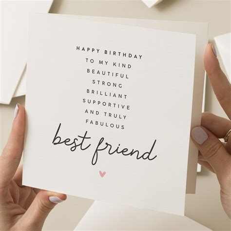 Best Friend Birthday Card