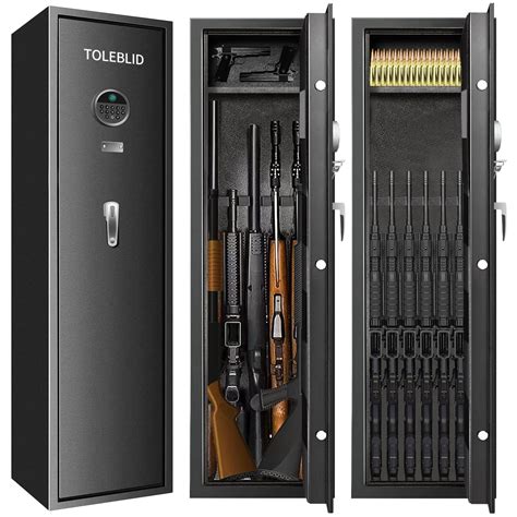 [2023 NEW] 7-8 Fireproof Biometric Gun Safes for Home Rifle and Pistols ...