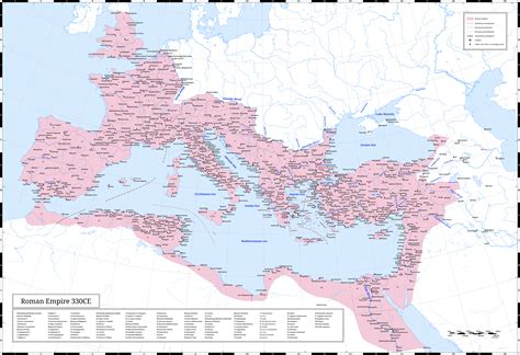 Historical maps of the Byzantine Empire 330-1453