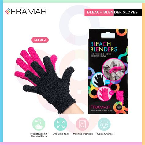 Bleach Gloves | Framar Bleach Blender Gloves | India – LoveSelf Beauty