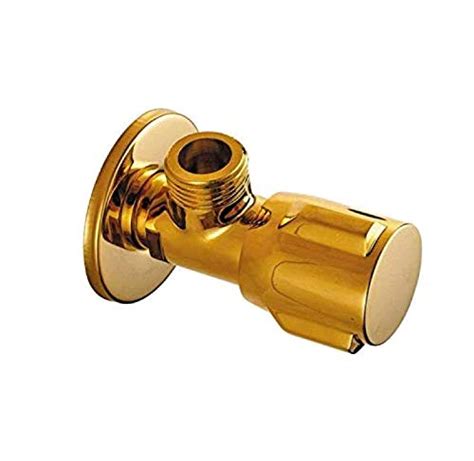 Tyfei Gold Angle Valve Copper Gold Plated Triangle Valve General ...