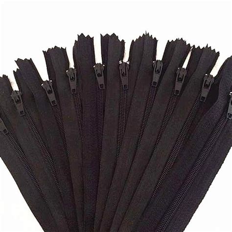 YTJY 10pcs 3# 12-24 Inch (30-60cm) Nylon Coil Zippers for Sewing Crafts ...