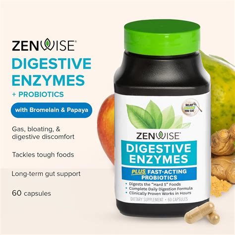 Zenwise Health Digestive Enzymes for Gut Health & Bloating - Probiotics Advice