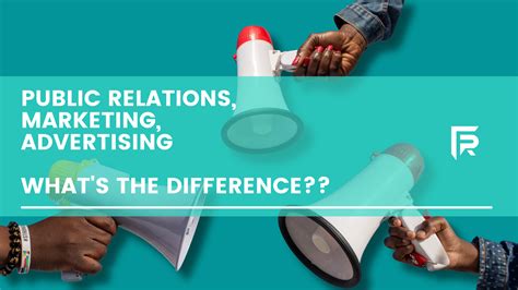 Public Relations, Marketing, Advertising — What's the Difference ...