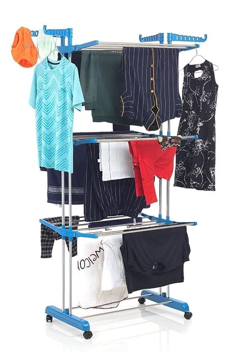 HENNOX Superior Clothes Stand for Drying/Cloth Drying Stand/Cloth Stand ...