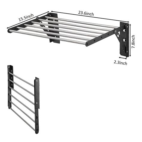 NEWRAIN Wall Mounted Clothes Drying Rack - Space Saving Design in 2025 ...