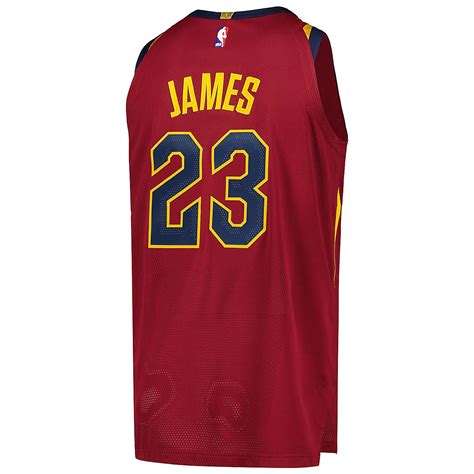 Nike LeBron James Cleveland Cavaliers Authentic Player Jersey - Icon ...