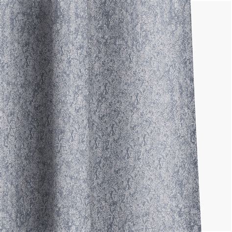 Buy D'DECOR Ambition- Blue Jacquard Opaque Door Curtain-135x225cm from ...