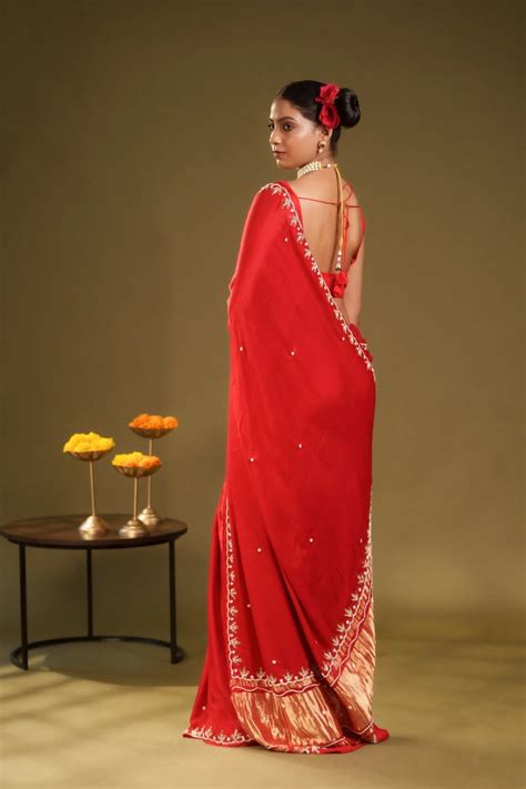 Laal Ishq Modal Handwork Saree – Eternity by Sakshi