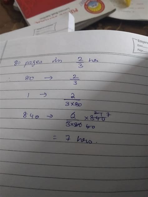 Shashank can read 80 pages of book in two third of an hour if the book ...