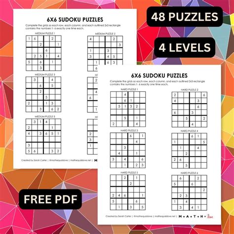 Free Printable Sudoku Puzzles (PDF Downloads)