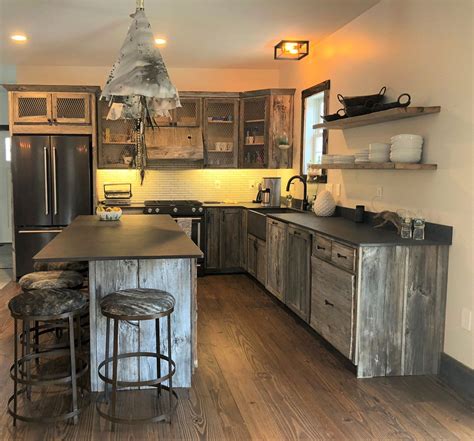 Reclaimed Wood Kitchen Cabinets: A Sustainable And Stylish Choice ...