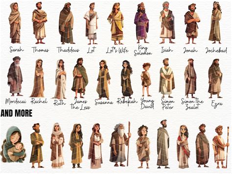 Bible Characters Clipart, Biblical Graphics, Bible Stories, Christian ...