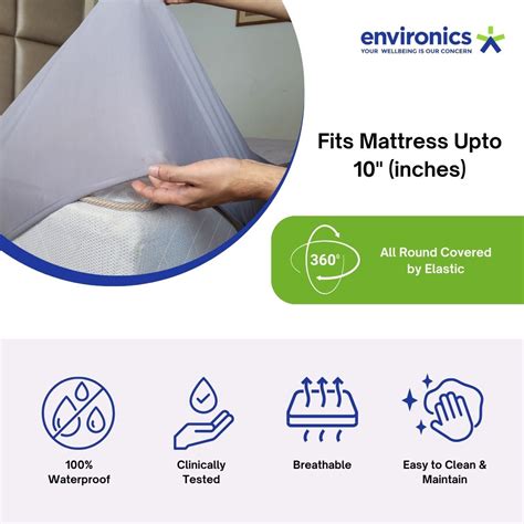Waterproof Premium Terry Cotton Mattress Protector – Environics