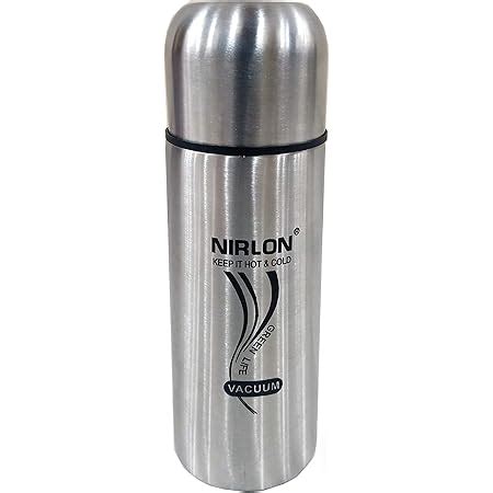 Nirlon Stainless Steel Vacuum Insulated Flask Water Bottle, 350ML ...