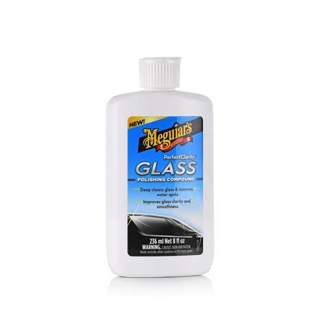 Meguiars G8408EU Perfect Clarity Glass Polishing Compound, Meguiars ...