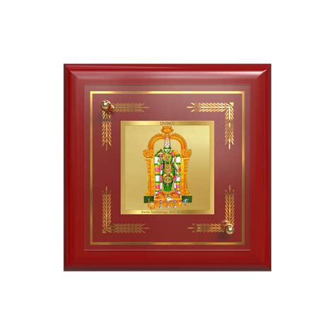 Goddess Meenakshi tabletop frame | Diviniti 24K Gold Plated Foil ...