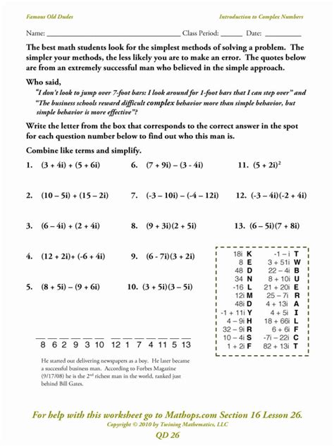 Image result for Simplifying Complex Numbers