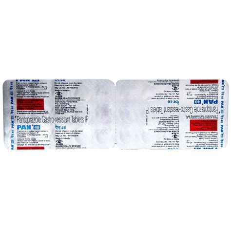 PAN 40 Tablet | Uses, Side Effects, Price | Apollo Pharmacy