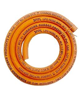 VH VANSH HOME Srppl Lpg Hose Pipe Rubber (1.5M) - Mfd.Suraksha Flexible ...