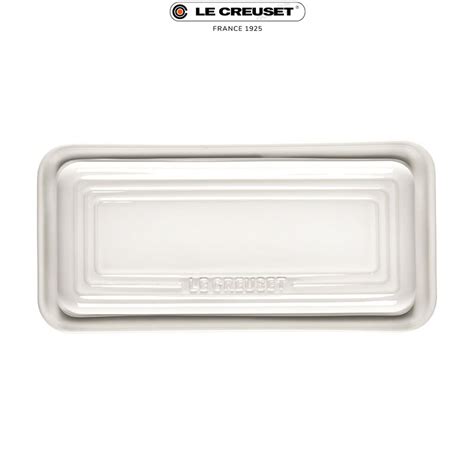 Le Creuset Serveware Franchise Sale! - White Signature Butter Dish