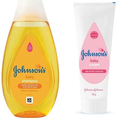 JOHNSON'S 100gm baby body cream and 200ml shampoo - | Buy Baby Care ...