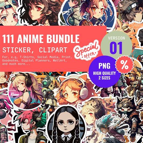 Buy Anime Stickers Online In India - Etsy India