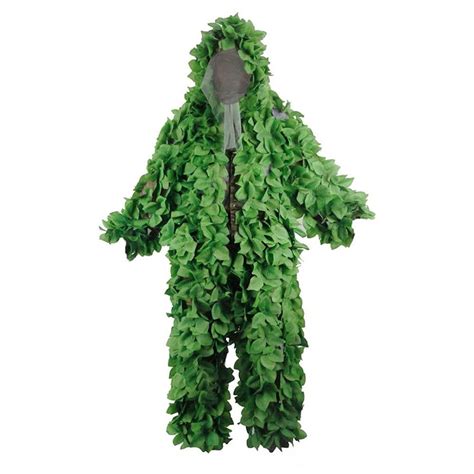 Buy MiOYOOWGhillie Suit, Camoue Suit 3D Leaf Sniper Costume Suits ...