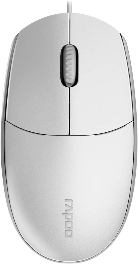RAPOO N100 Wired Mouse – Corded USB Mouse for Mac or Windows PC Laptop ...