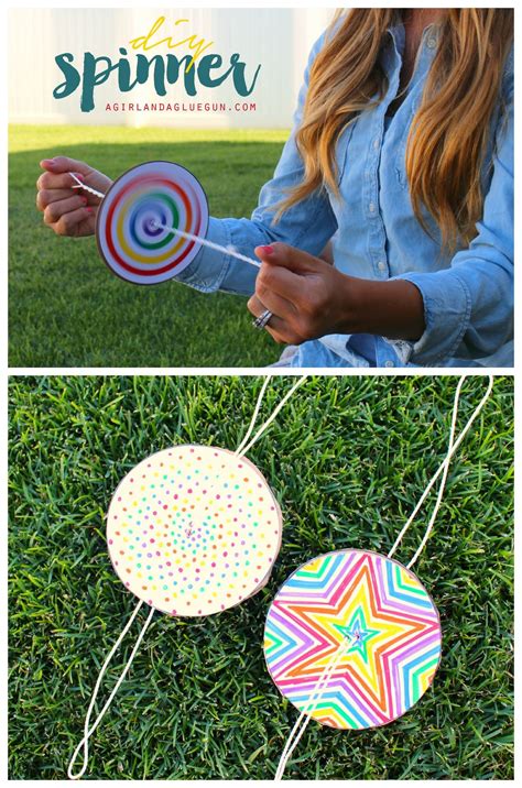 DIY Paper Spinner for Endless Fun - Make and Takes | Crafts for kids ...