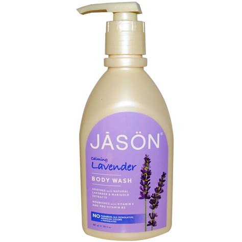 Jason Natural, Body Wash, Calming Lavender, 30 fl oz (887 ml) - iHerb