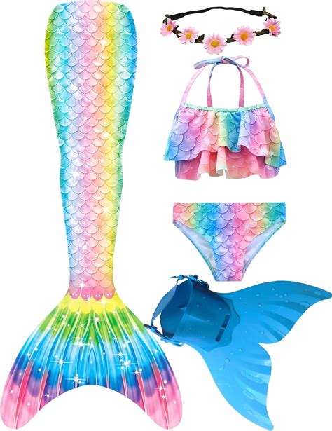 GALLDEALS Mermaid for Swimming Girls Swimsuit Bikini | Ubuy India