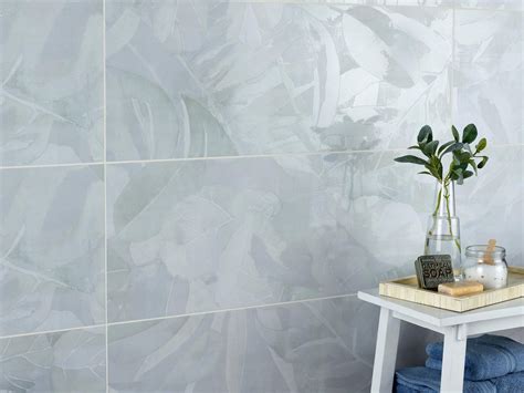 Ora Beach Ceramic Tile | Blue shower tile, Blue bathroom tile, Coastal ...