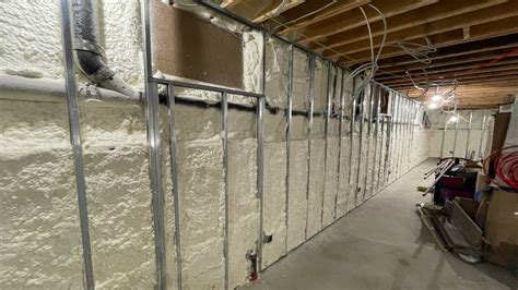 Spray Foam Basement Insulation in Suffolk County