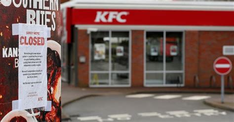 Nearly 900 KFC outlets in the UK shut because of shortage of chicken