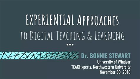 Experiential Approaches to Digital Teaching & Learning | PDF