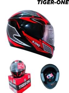 TIGER ONE TIGER-ONE FULL FACE HELMET ( SIZE : L ) Motorbike Helmet ...