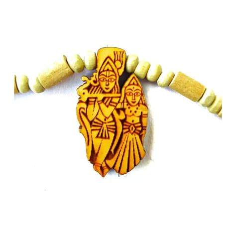 Radha Krishna Round Tulsi Kanthi mala for Neck | Ubuy India