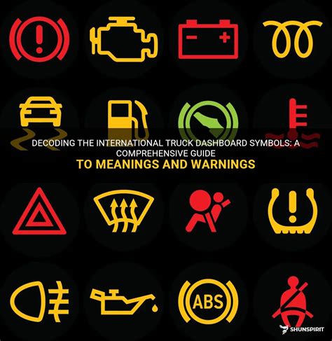 Decoding The International Truck Dashboard Symbols: A Comprehensive Guide To Meanings And ...