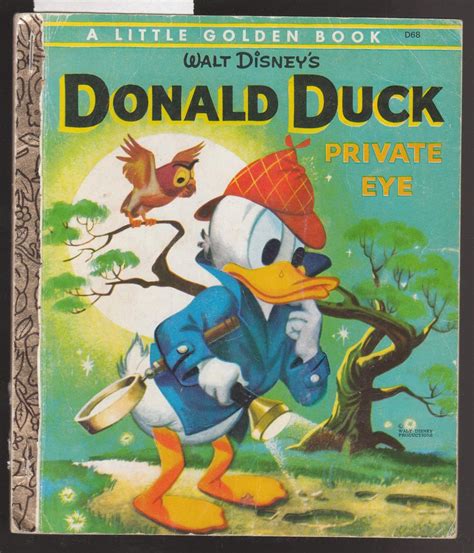 Walt Disney's Donald Duck : Private Eye - A Little Golden Book D68 by Buettner, Carl: Good Hard ...