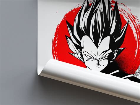 Vegeta Tokyo Inspired Poster - Dragon Ball | Weebshop Anime Merchandise