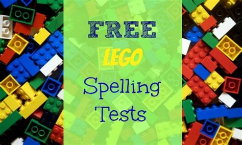 FREE Lego Themed Spelling Tests :: Southern Savers
