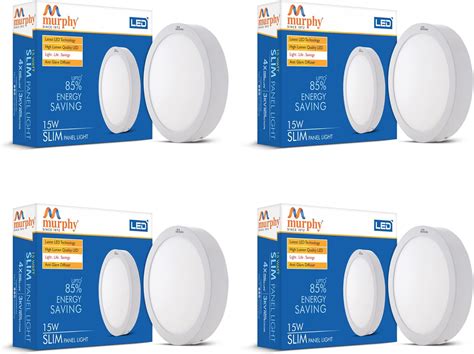 Buy Murphy 15-Watts Slim Round LED Surface Mount Panel Light (Cool ...