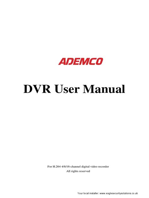 Image result for OptiView DVR Security Camera Manual 16 Channel