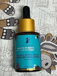 Pilgrim 25% AHA + 2% BHA + 5% PHA Peeling Solution for Face | 10-Minute ...