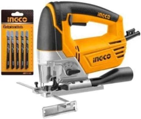 INGCO Jig Saw, Corded Saw, 570W | 800-3000rpm | 4 Step Pendulum ...