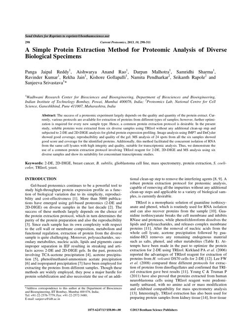 Image result for Protein Extraction Simple Protocol